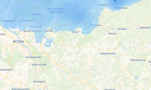 Regenradar Vorschaubild - Aktuelle Niederschläge in Obereip und Umgebung