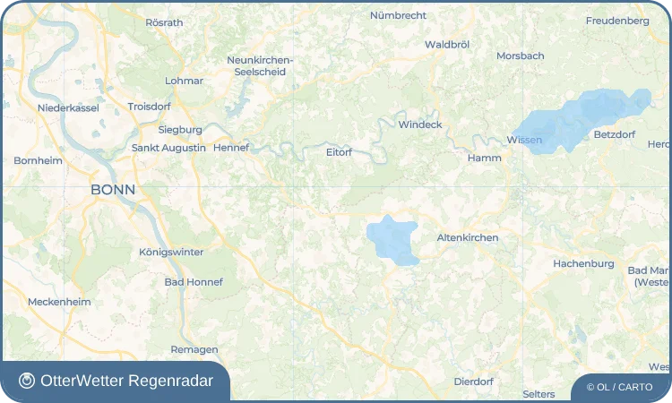 Wetter-Widget-Vorschau mit Vorhersagedaten für Obereip