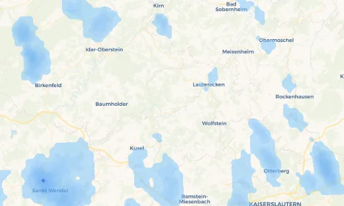 Regenradar Vorschaubild - Aktuelle Niederschläge in Obereisenbach und Umgebung