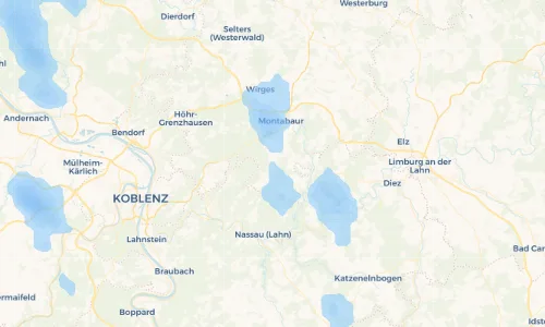 Regenradar Vorschaubild - Aktuelle Niederschläge in Oberelbert und Umgebung