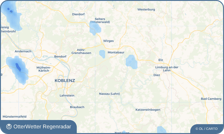 OtterWetter Regenradar-Widget Oberelbert