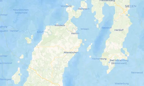 Regenradar Vorschaubild - Aktuelle Niederschläge in Obererbach (Westerwald) und Umgebung