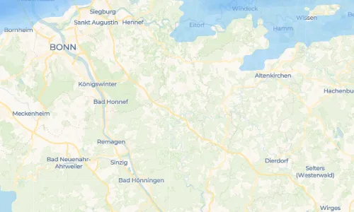 Regenradar Vorschaubild - Aktuelle Niederschläge in Oberetscheid und Umgebung