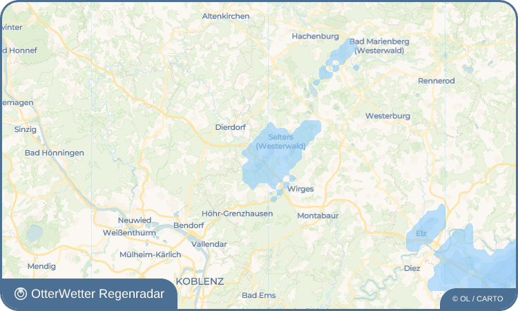 Widget-Vorschau für Oberhaid Wetter-Widget-Vorschau mit Vorhersagedaten für Oberhaid