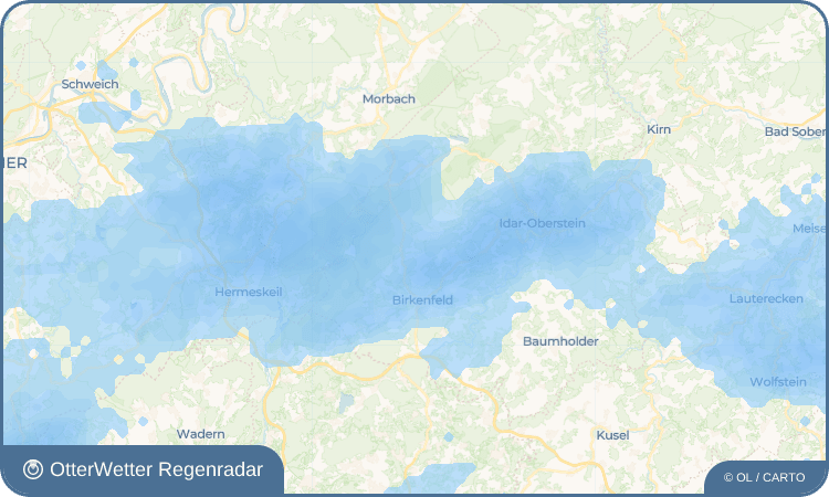 OtterWetter Regenradar-Widget Oberhambach