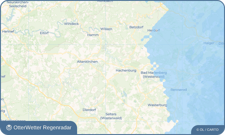 OtterWetter Regenradar-Widget Oberhattert