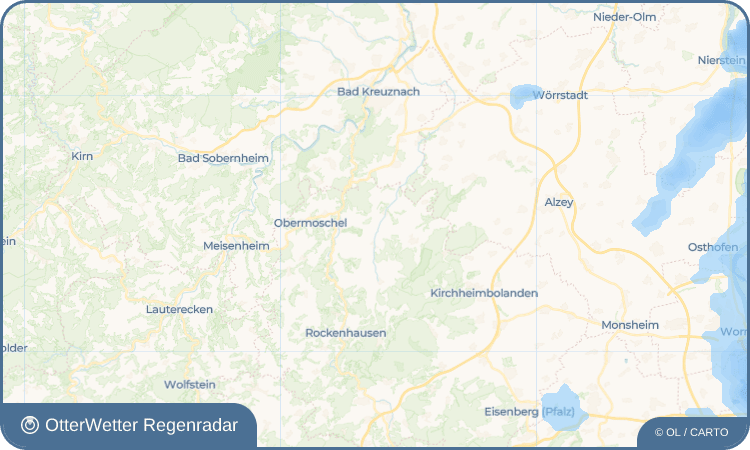 OtterWetter Regenradar-Widget Oberhausen an der Appel