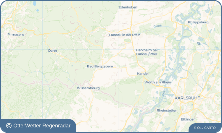 Widget-Vorschau für Oberhausen Wetter-Widget-Vorschau mit Vorhersagedaten für Oberhausen