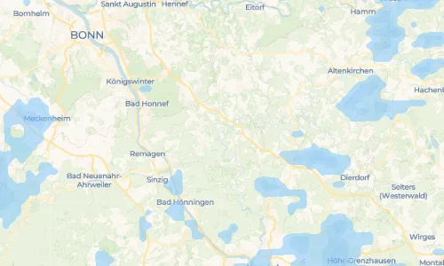 Regenradar Vorschaubild - Aktuelle Niederschläge in Oberhoppen und Umgebung