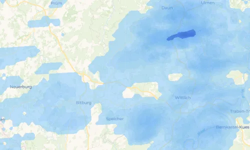 Regenradar Vorschaubild - Aktuelle Niederschläge in Oberkail und Umgebung