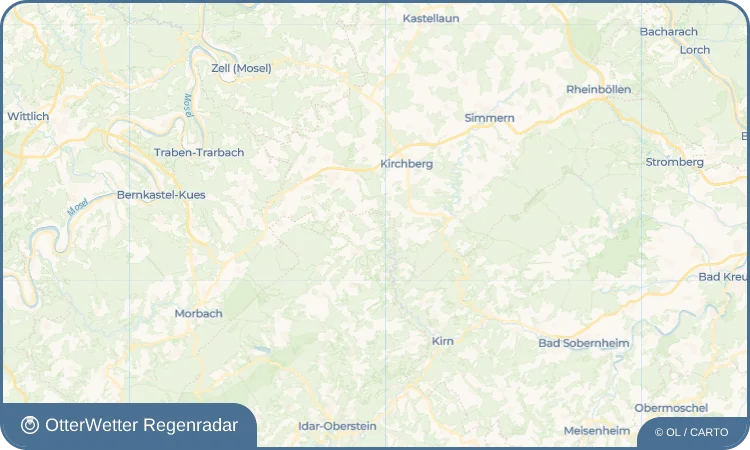 Wetter-Widget-Vorschau mit Vorhersagedaten für Oberkirn