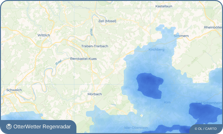 OtterWetter Regenradar-Widget Oberkleinich
