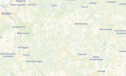 Regenradar-Vorschau: aktuelle Niederschläge in Oberlahr und Umgebung