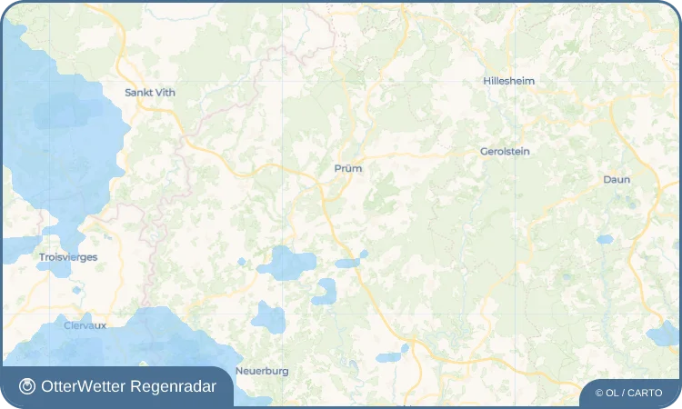 Wetter-Widget-Vorschau mit Vorhersagedaten für Oberlauch