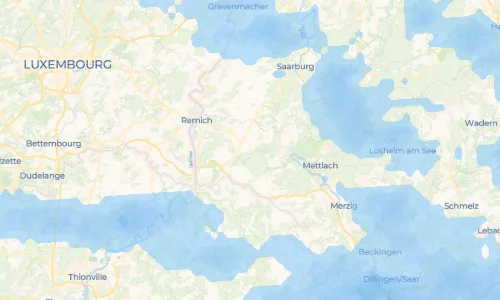 Regenradar Vorschaubild - Aktuelle Niederschläge in Oberleuken und Umgebung