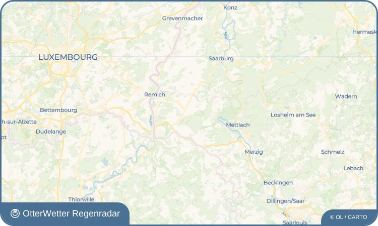 Widget-Vorschau für Oberleuken Wetter-Widget-Vorschau mit Vorhersagedaten für Oberleuken