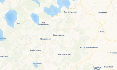 Regenradar Vorschaubild - Aktuelle Niederschläge in Obermoschel und Umgebung