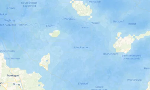 Regenradar Vorschaubild - Aktuelle Niederschläge in Oberölfen und Umgebung