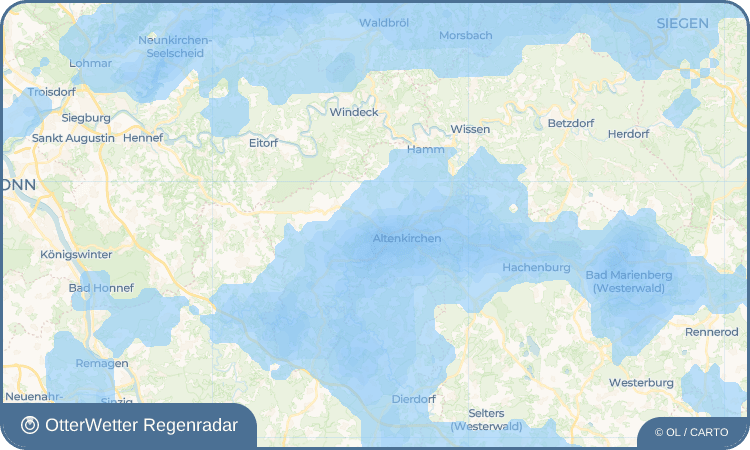 OtterWetter Regenradar-Widget Oberölfen