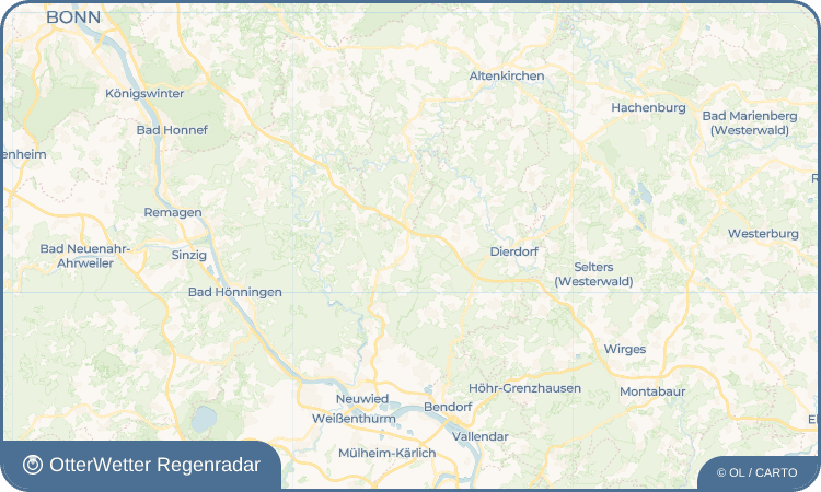 OtterWetter Regenradar-Widget Oberraden