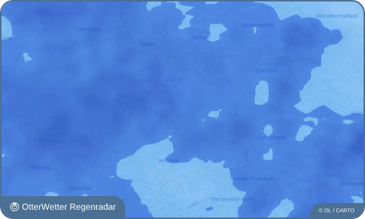 OtterWetter Regenradar-Widget Oberscheidweiler
