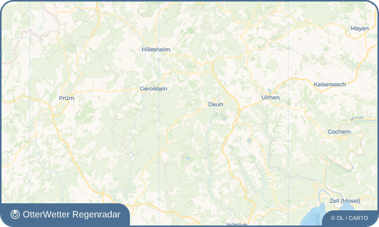 OtterWetter Regenradar-Widget Oberstadtfeld