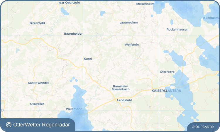 OtterWetter Regenradar-Widget Oberstaufenbach