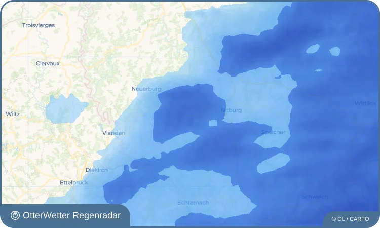 Wetter-Widget-Vorschau mit Vorhersagedaten für Oberweis