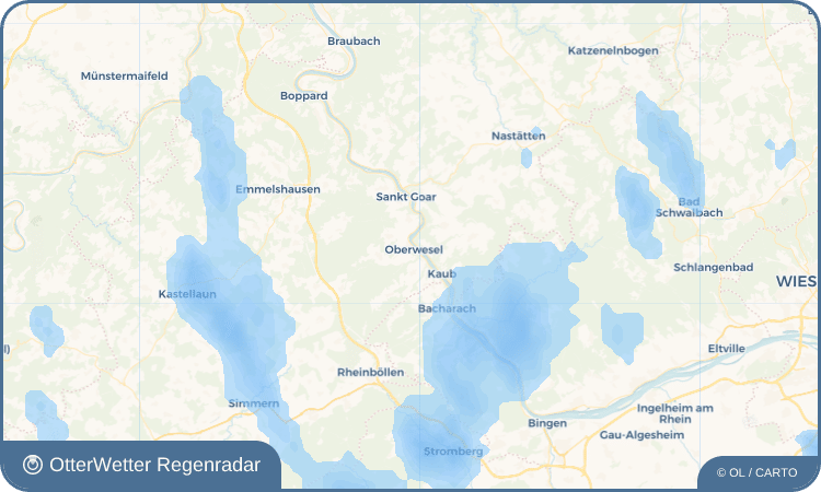 OtterWetter Regenradar-Widget Oberwesel