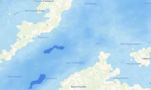 Regenradar-Vorschau: aktuelle Niederschläge in Oberwörresbach und Umgebung