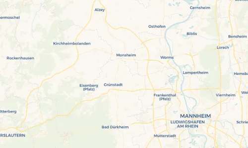Regenradar Vorschaubild - Aktuelle Niederschläge in Obrigheim (Pfalz) und Umgebung