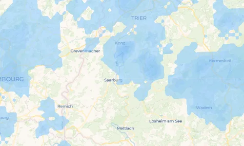Regenradar Vorschaubild - Aktuelle Niederschläge in Ockfen und Umgebung
