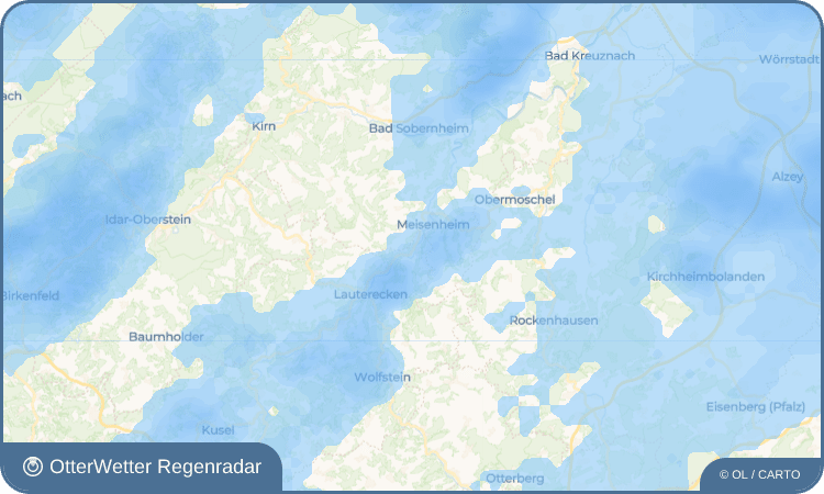 Wetter-Widget-Vorschau mit Vorhersagedaten für Odenbach
