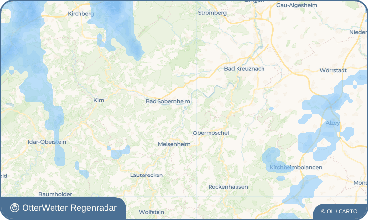 OtterWetter Regenradar-Widget Odernheim am Glan