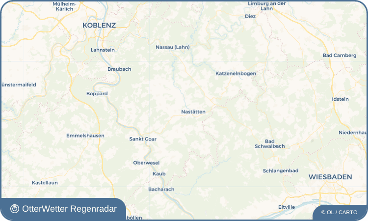 Wetter-Widget-Vorschau mit Vorhersagedaten für Oelsberg