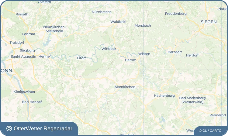 Wetter-Widget-Vorschau mit Vorhersagedaten für Ölsen