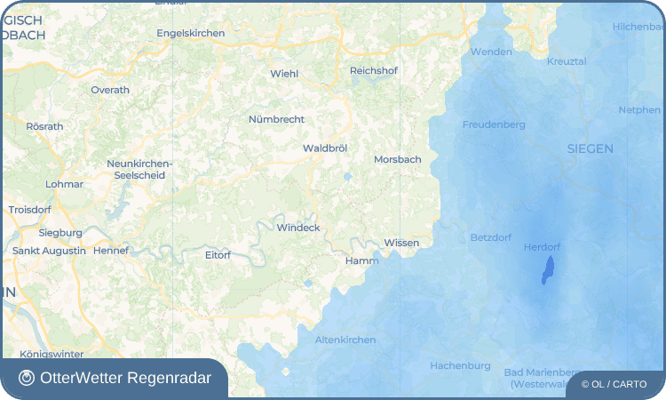 OtterWetter Regenradar-Widget Öttershagen