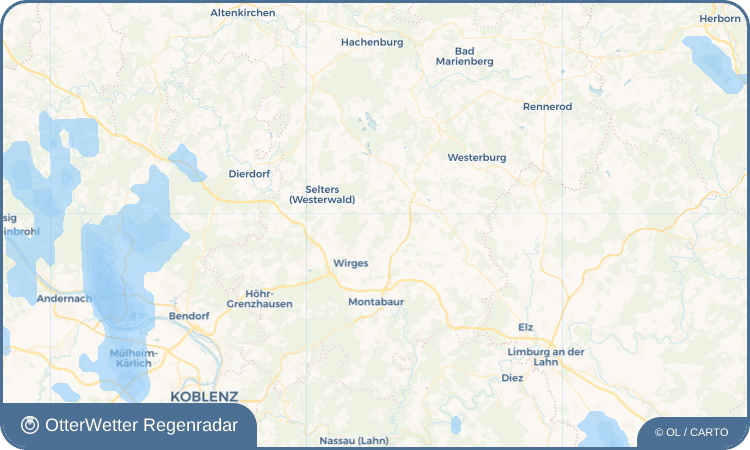 OtterWetter Regenradar-Widget Ötzingen
