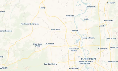 Regenradar-Vorschau: aktuelle Niederschläge in Offstein und Umgebung
