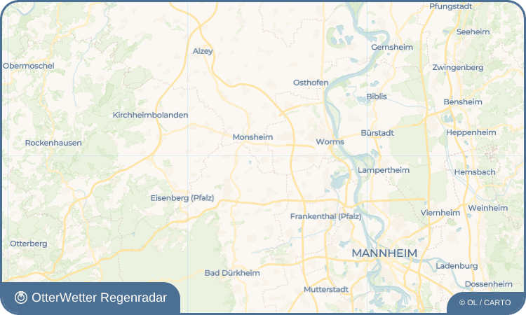 Wetter-Widget-Vorschau mit Vorhersagedaten für Offstein