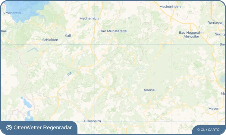 Wetter-Widget-Vorschau mit Vorhersagedaten für Ohlenhard