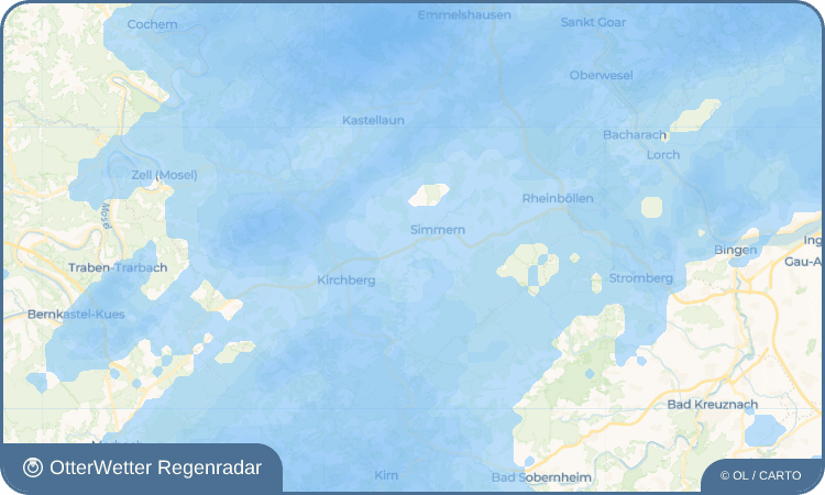 OtterWetter Regenradar-Widget Ohlweiler
