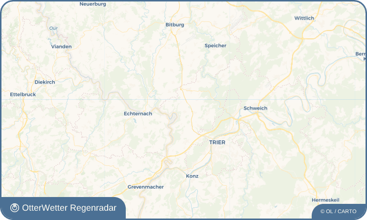 Wetter-Widget-Vorschau mit Vorhersagedaten für Olk