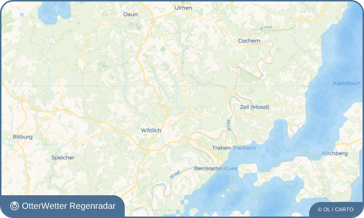 OtterWetter Regenradar-Widget Olkenbach