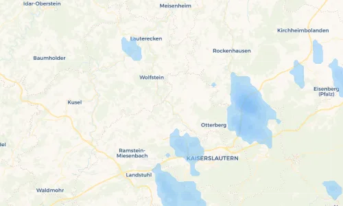 Regenradar Vorschaubild - Aktuelle Niederschläge in Olsbrücken und Umgebung