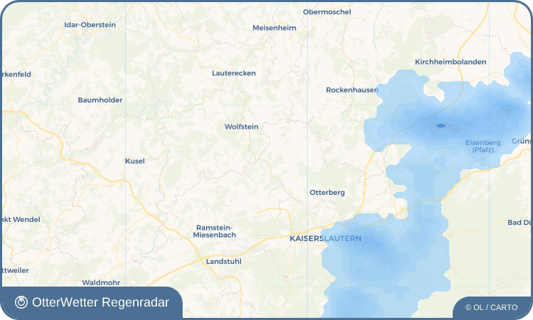OtterWetter Regenradar-Widget Olsbrücken