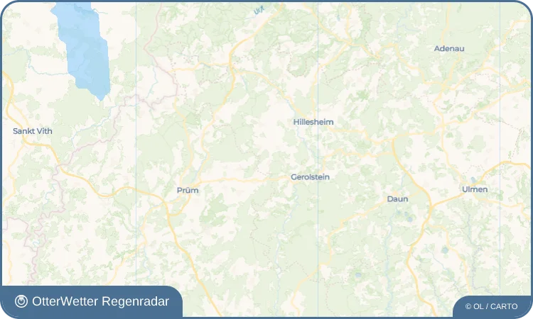 Widget-Vorschau für Oos Wetter-Widget-Vorschau mit Vorhersagedaten für Oos