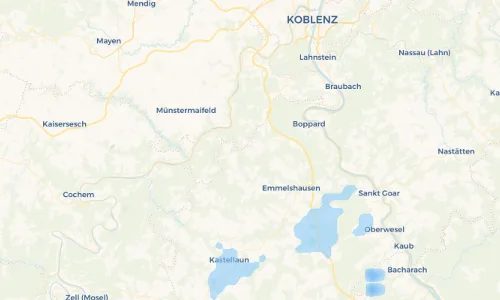 Regenradar Vorschaubild - Aktuelle Niederschläge in Oppenhausen und Umgebung