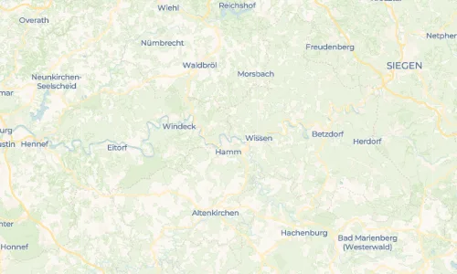 Regenradar-Vorschau: aktuelle Niederschläge in Opperzau und Umgebung