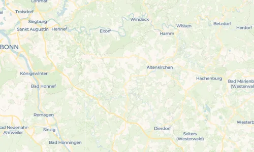 Regenradar Vorschaubild - Aktuelle Niederschläge in Orfgen und Umgebung